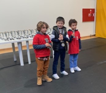 Participantes do Clube de Xadrez ART