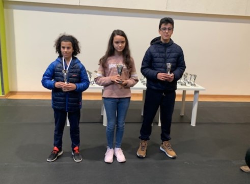 Participantes do Clube de Xadrez ART